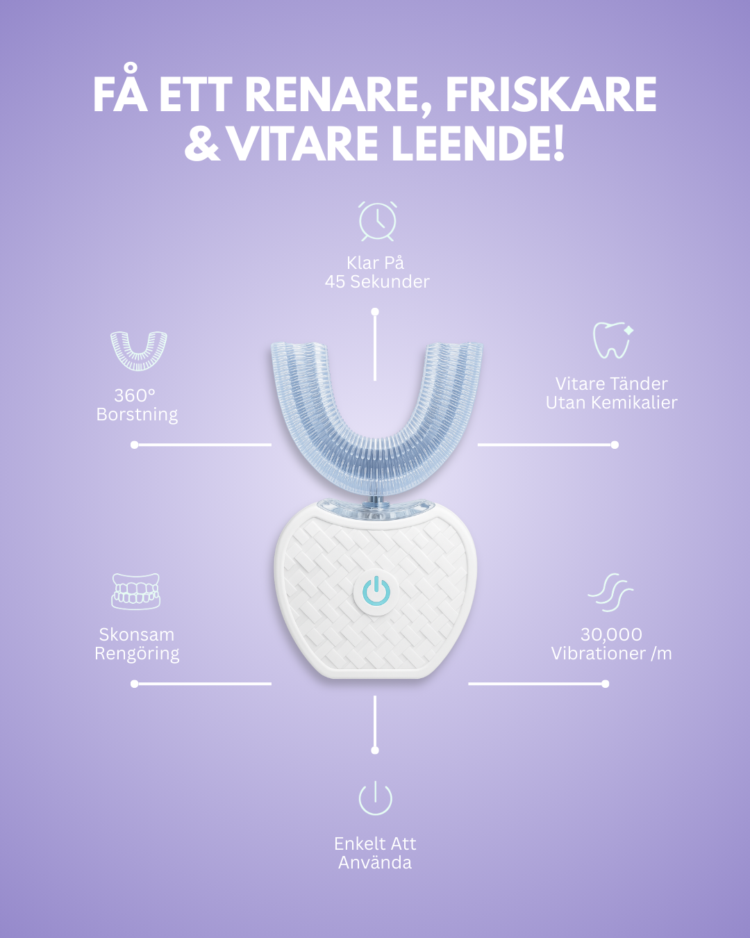 BrightSmile™ Eltandborste